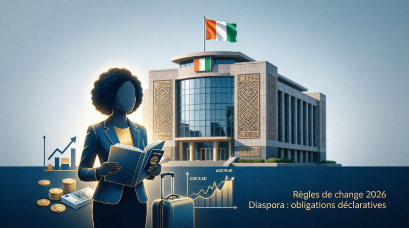 Côte d&rsquo;Ivoire : nouvelles règles de change depuis avril 2026 — ce que la diaspora doit déclarer