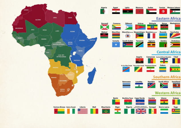 les 54 pays d afrique