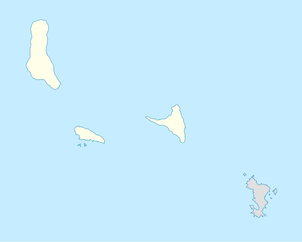 Carte de localisation de l'archipel des Comores dans l'ocean Indien