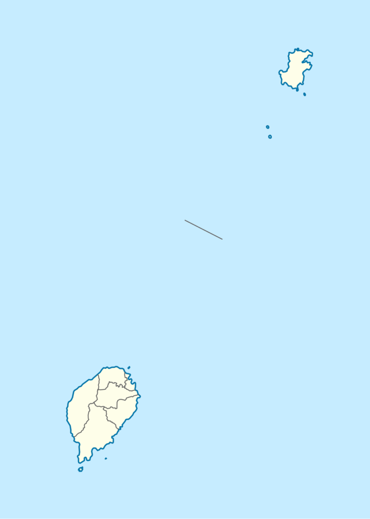 Carte de São Tomé-et-Príncipe, archipel du golfe de Guinee
