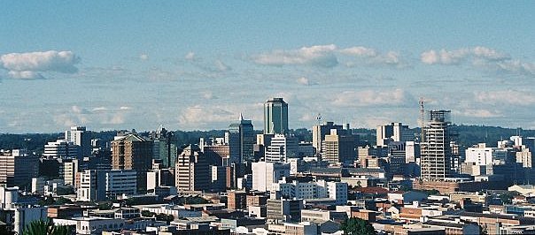 Skyline de Harare, capitale du Zimbabwe