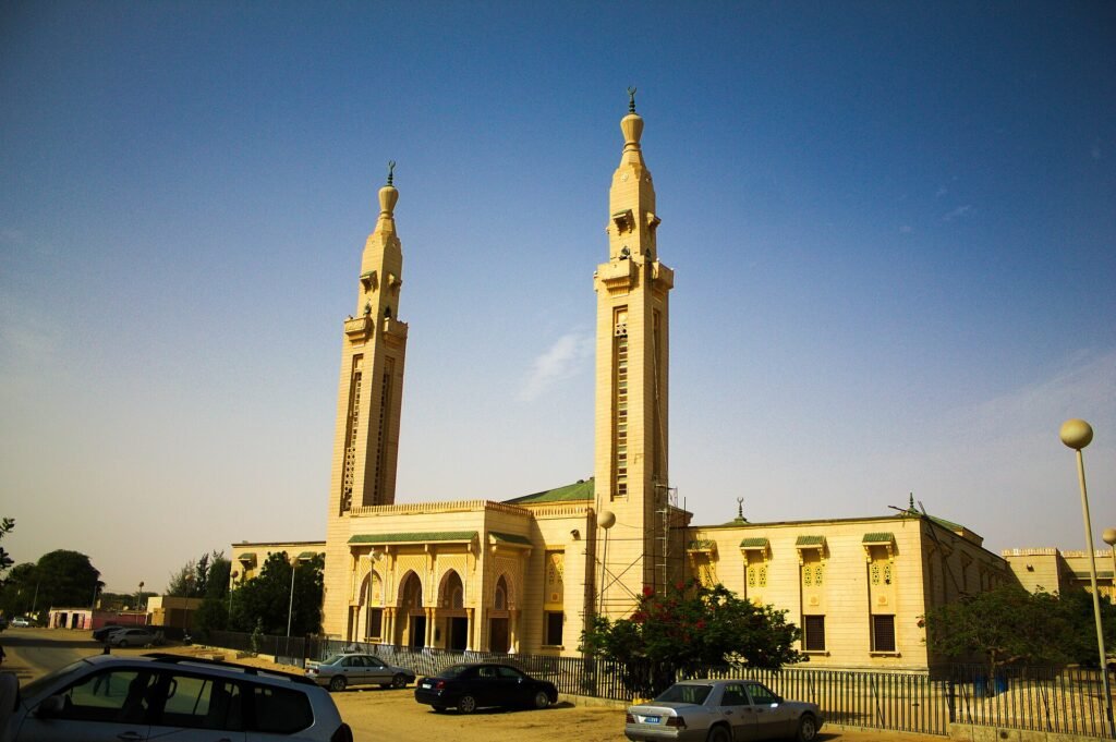 Grande Mosquee saoudienne de Nouakchott en Mauritanie