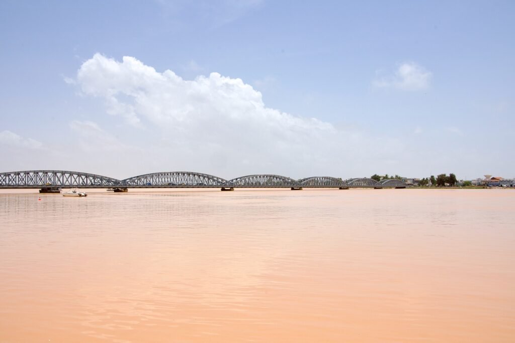 Le pont Faidherbe sur le fleuve Sénégal, à Saint-Louis