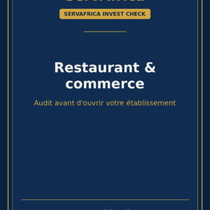 Restaurant & commerce Invest Check