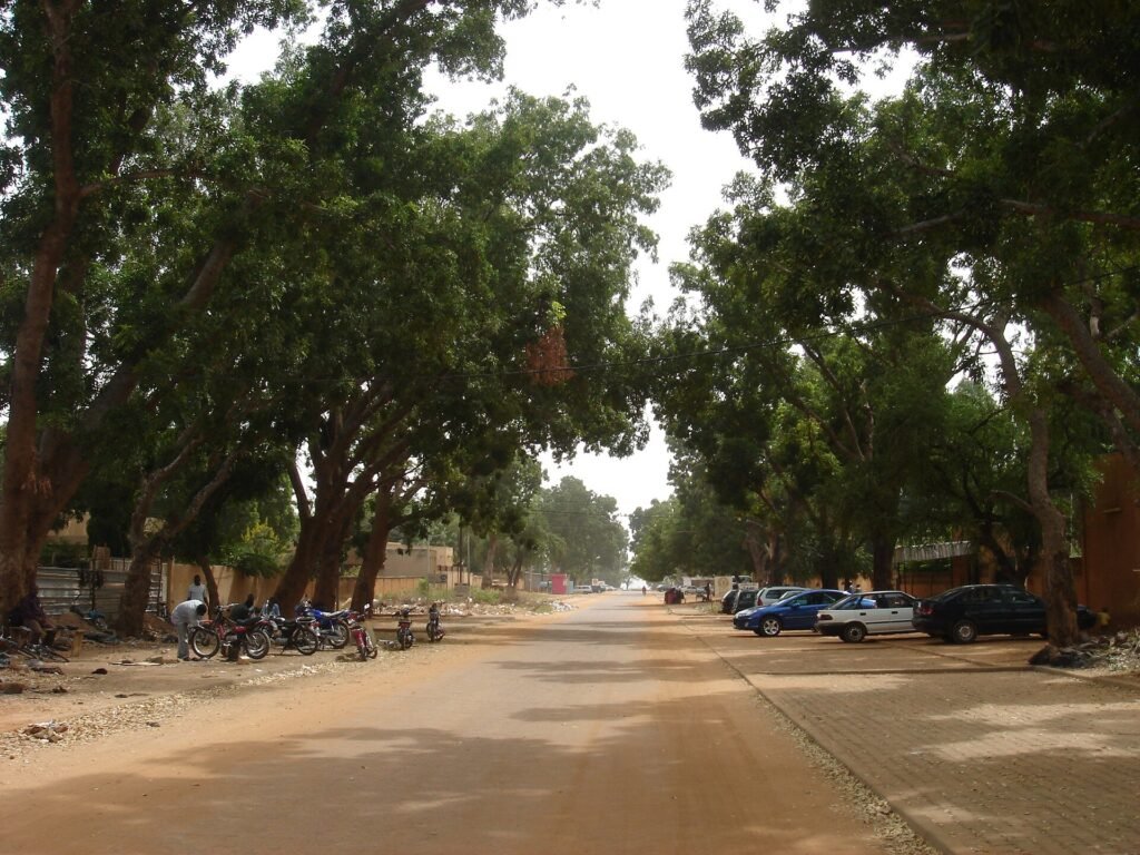 Une avenue de Niamey, capitale du Niger
