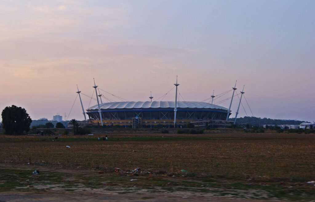 Le stade olympique Hammadi-Agrebi de Radès (Tunisie)