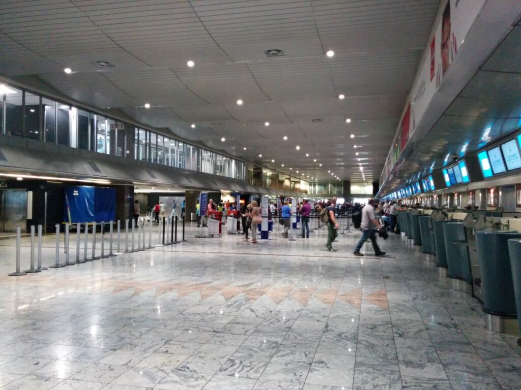Comptoirs d'enregistrement internationaux de l'aéroport OR Tambo de Johannesburg