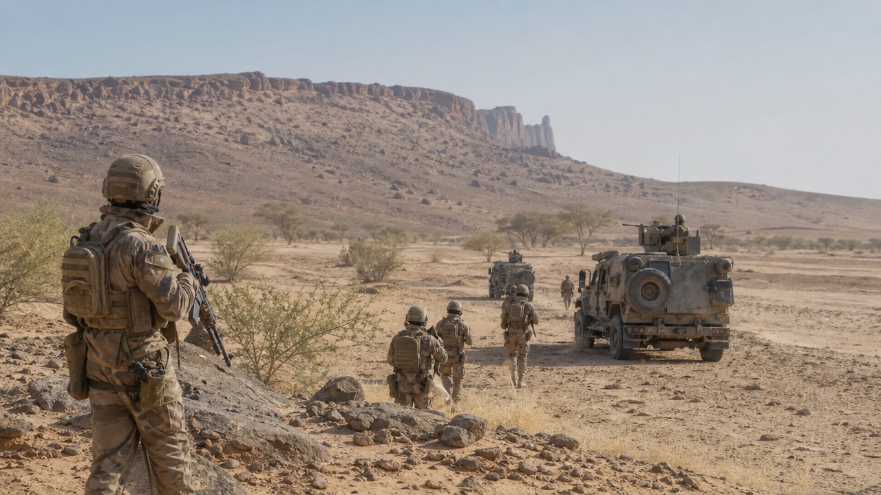 Opération Dougoukoloko : les FAMa annoncent au moins 50 terroristes neutralisés près d&rsquo;Abeibara