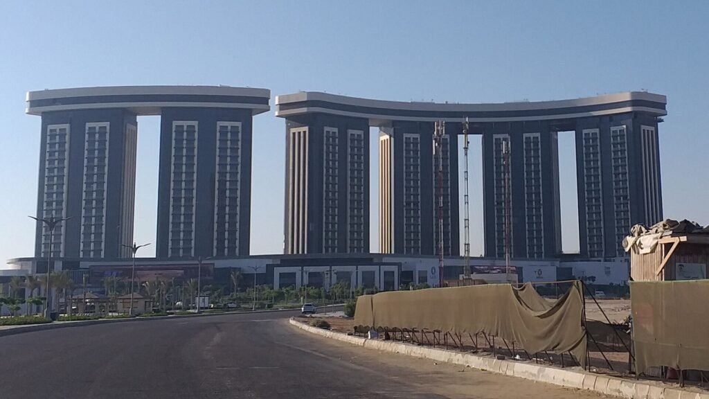 Les tours Al Masa à New Alamein (El Alamein), en Égypte