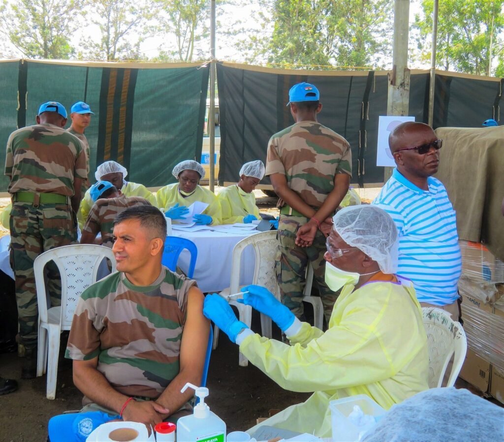 Vaccination contre Ebola à Pinga, Nord-Kivu (RD Congo), 2019