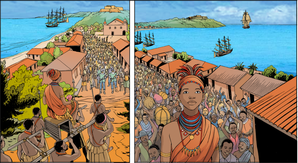 Reine Nzinga, la résistante du Ndongo et du Matamba face aux Portugais