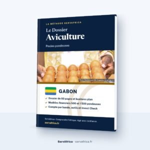 Couverture ServAfrica : Le Dossier Aviculture — Poules pondeuses · Gabon