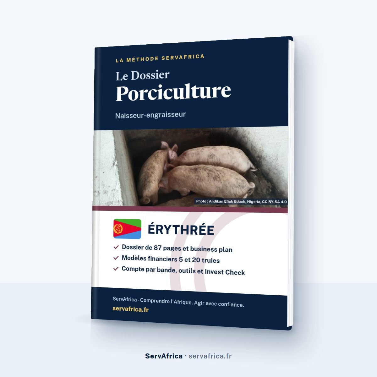 Couverture ServAfrica : Le Dossier Porciculture — Naisseur-engraisseur · Érythrée