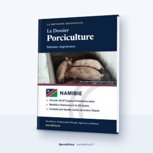 Couverture ServAfrica : Le Dossier Porciculture — Naisseur-engraisseur · Namibie