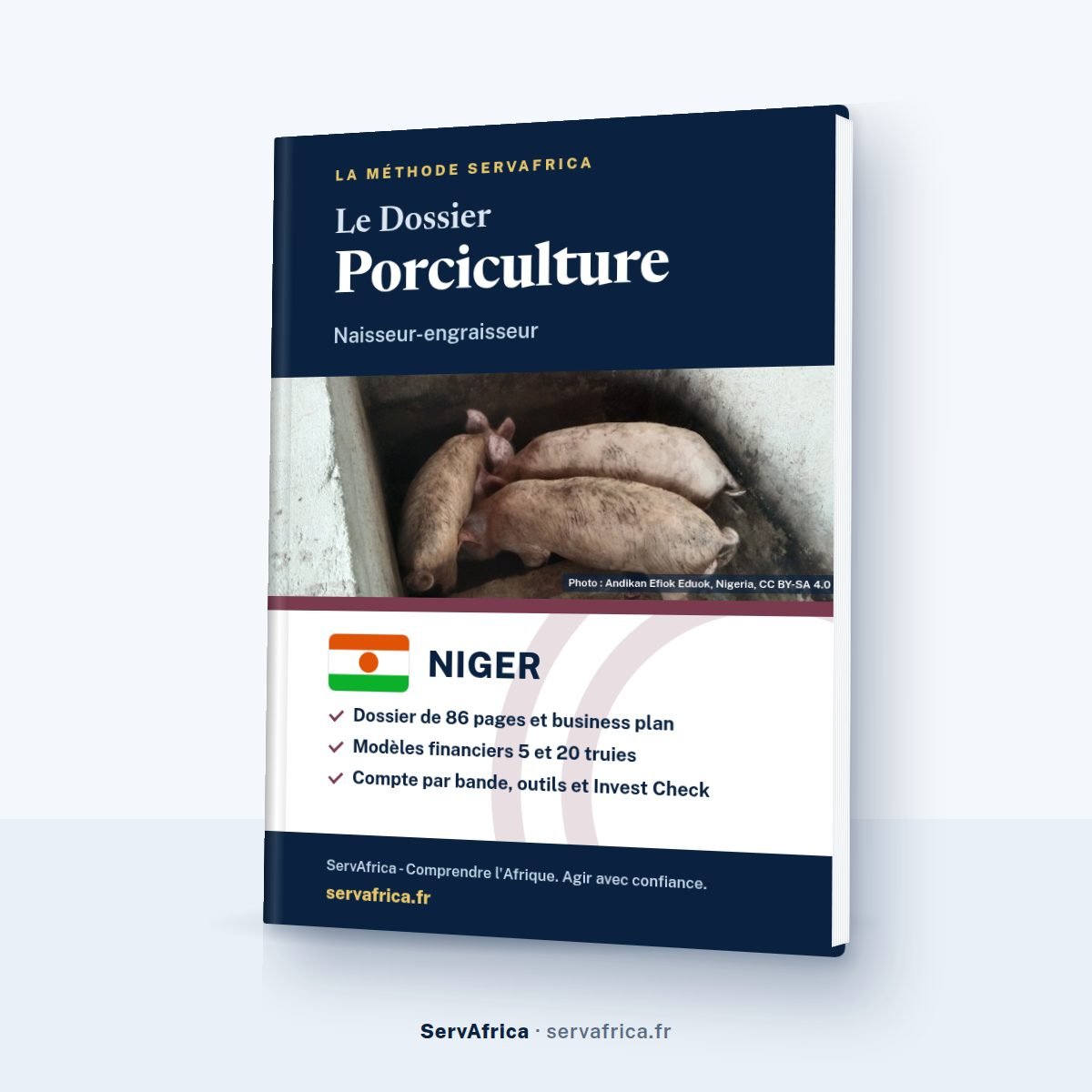 Couverture ServAfrica : Le Dossier Porciculture — Naisseur-engraisseur · Niger
