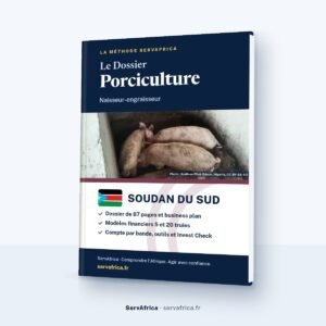 Couverture ServAfrica : Le Dossier Porciculture — Naisseur-engraisseur · Soudan du Sud