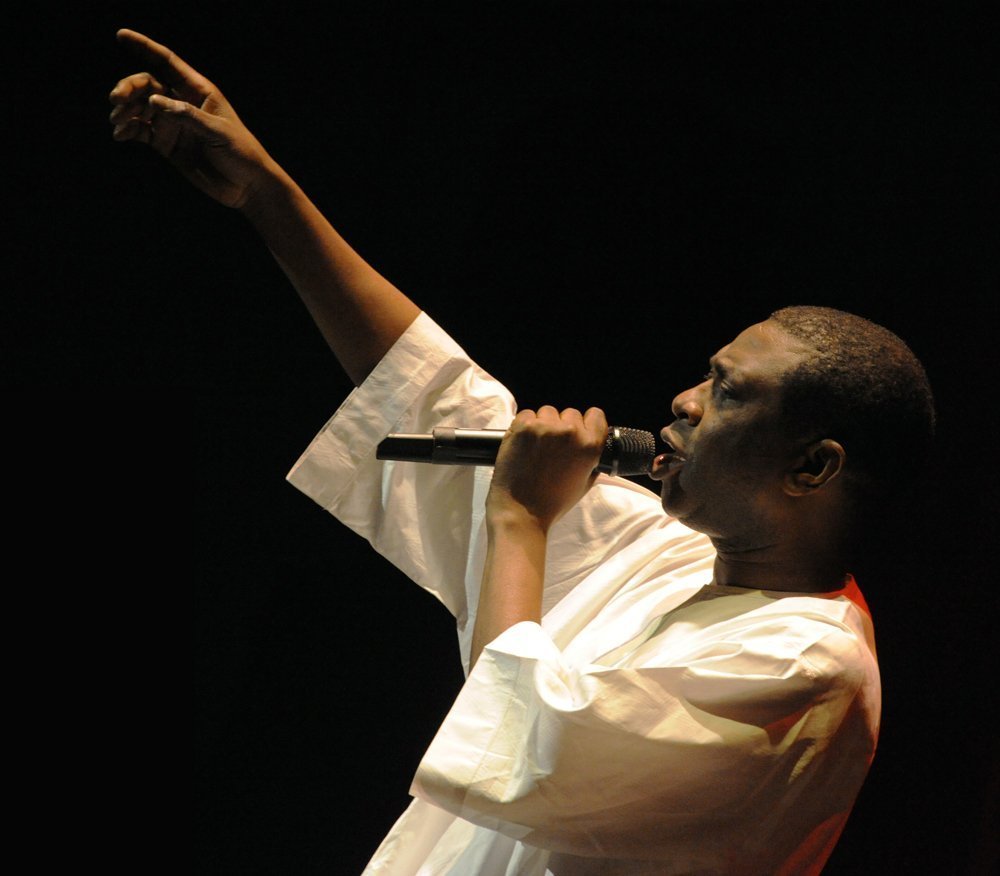 Youssou N'Dour en concert à Varsovie (Pologne), 2009